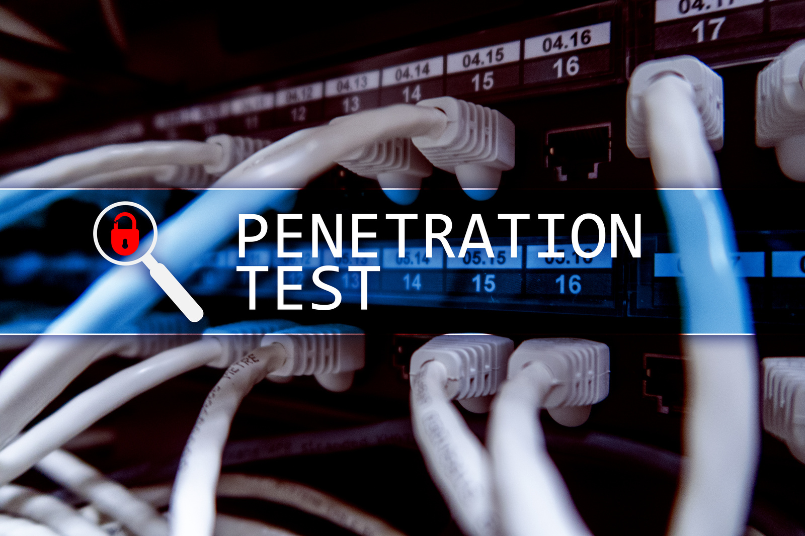 Penetration test. Cybersecurity and data protection.Hacker attack prevention.